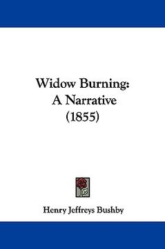 portada widow burning: a narrative (1855) (en Inglés)