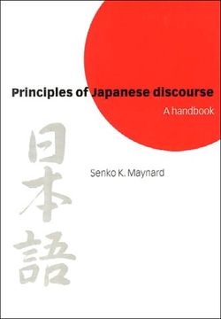 portada Principles of Japanese Discourse Paperback: A Handbook (en Inglés)