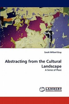 portada abstracting from the cultural landscape (in English)