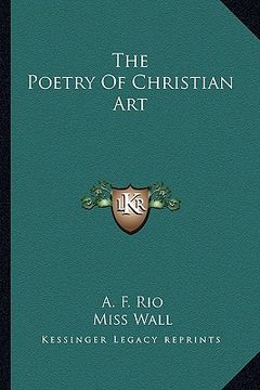 portada the poetry of christian art (en Inglés)