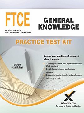 portada Ftce General Knowledge Practice Test kit 