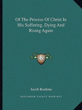 portada of the process of christ in his suffering, dying and rising again (in English)