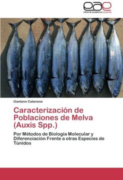 portada Caracterizacion de Poblaciones de Melva (Auxis Spp.)