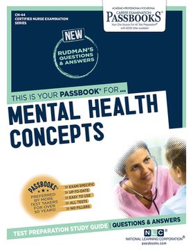 portada Mental Health Concepts (Cn-44): Passbooks Study Guide Volume 44 (en Inglés)