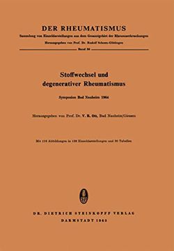 portada Stoffwechsel und Degenerativer Rheumatismus: Rheumatologisches Symposion in der Klinik für Physikalische Medizin und Balneologie der Universität. (in German)