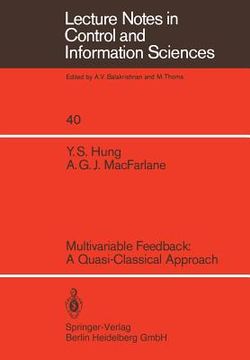 portada multivariable feedback: a quasi-classical approach (in English)