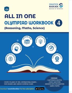 portada All in One Olympiad Workbook for Reasoning, Maths & Science - Class 4 (en Inglés)