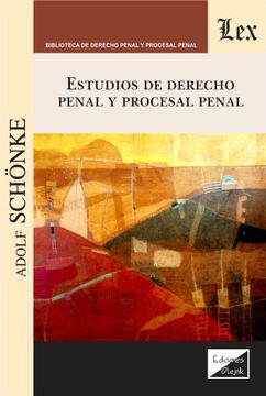 portada Estudios de Derecho penal y procesal penal