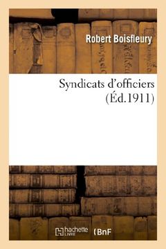 portada Syndicats D'Officiers (Sciences Sociales) (French Edition)