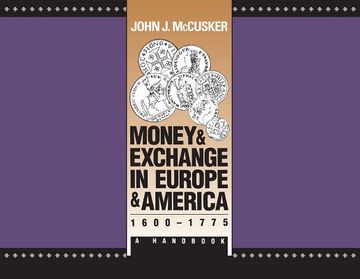 portada money and exchange in europe and america, 1600-1775 (in English)