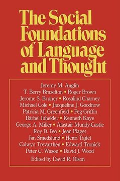 portada the social foundations of language and thought (en Inglés)