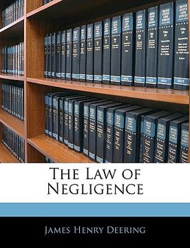 portada the law of negligence (en Inglés)