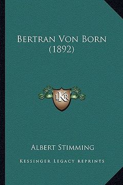 portada Bertran Von Born (1892) (en Alemán)