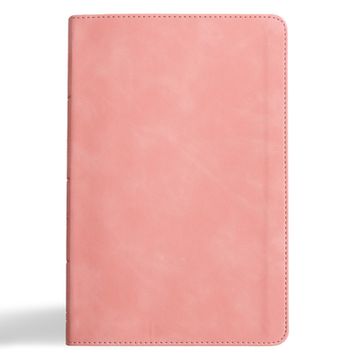 portada Csb Thinline Bible, Blush Pink Suedesoft Leathertouch de csb Bibles by Holman(Holman a j % Broadman pr)