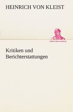 portada Kritiken und Berichterstattungen (TREDITION CLASSICS) (German Edition)