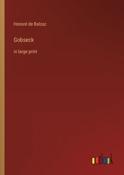 portada Gobseck: in large print 