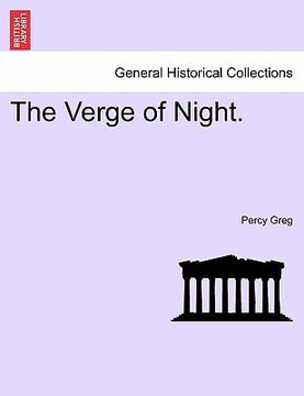 portada the verge of night. (in English)