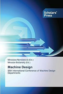 portada Machine Design: 56th International Conference of Machine Design Departments