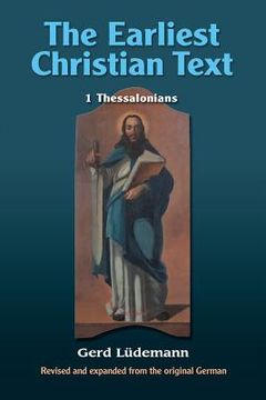 portada The Earliest Christian Text: 1 Thessalonians (in English)