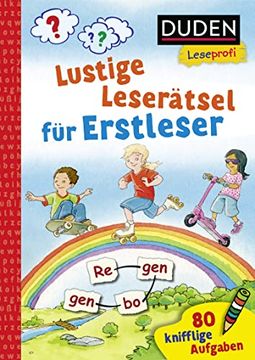 portada Duden Leseprofi? Lustige Leserätsel für Erstleser, 1. Klasse: 80 Knifflige Aufgaben (Rätselblock Lesen Lernen 1. Klasse, Band 21) (in German)