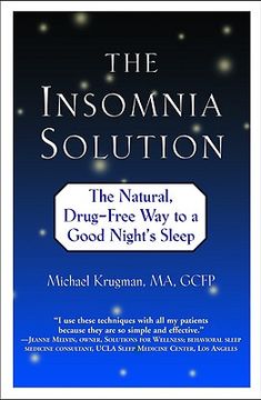 portada the insomnia solution: the natural, drug-free way to a good night's sleep (en Inglés)