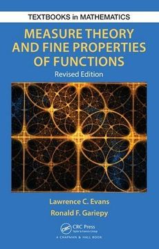 portada Measure Theory And Fine Properties Of Functions, Revised Edition (textbooks In Mathematics) (in English)