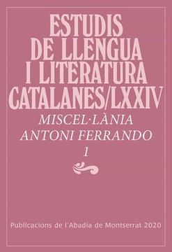 portada Miscel·Lània Antoni Ferrando 1