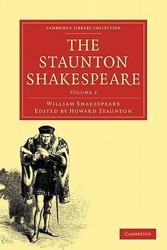 portada The Staunton Shakespeare 3 Volume Paperback Set: The Staunton Shakespeare: Volume 2 Paperback (Cambridge Library Collection - Shakespeare and Renaissance Drama) (in English)
