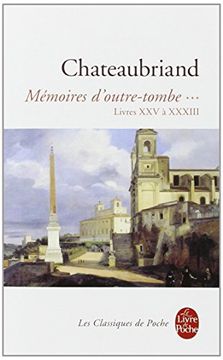 portada Memoires D Outre-Tombe T03.Livre XXV XXXIII (in French)