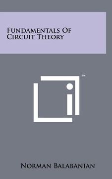 portada fundamentals of circuit theory (en Inglés)