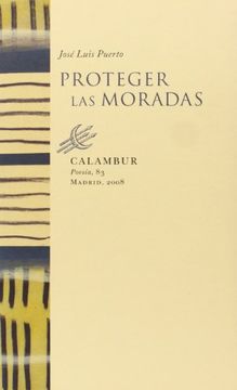 portada Proteger las moradas (Poesía) (in Spanish)
