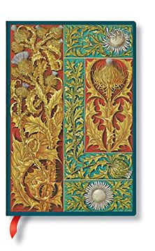 portada Paperblanks | Wild Thistle | vox Botanica | Softcover Flexi | Mini | Lined | Elastic Band Closure | 208 pg | 80 gsm (in English)