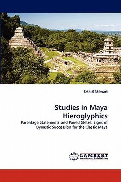 portada studies in maya hieroglyphics (en Inglés)
