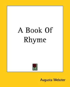 portada a book of rhyme (en Inglés)