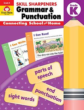 portada Skill Sharpeners Grammar and Punctuation, Grade k (in English)
