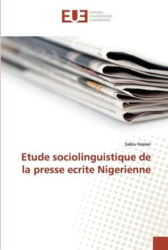 portada Etude sociolinguistique de la presse ecrite Nigerienne (en Francés)