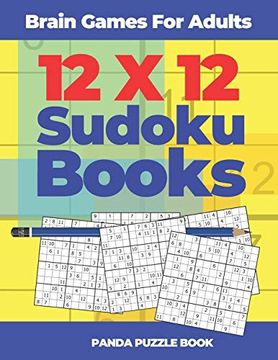 portada Brain Games for Adults - 12X12 Sudoku Books: Logic Games for Adults (en Inglés)