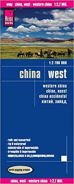 portada Reise Know-How Landkarte China, West (1: 2. 700. 000): World Mapping Project (en Alemán)