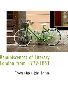 portada reminiscences of literary london from 1779-1853 (in English)