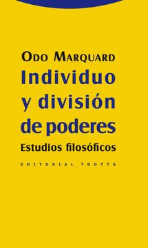 portada Individuo y División de Poderes (in Spanish)