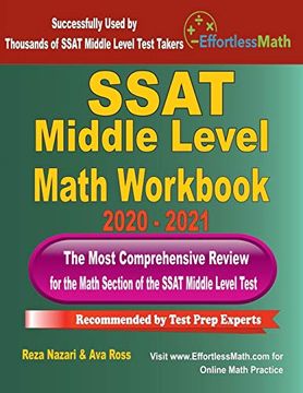 portada Ssat Middle Level Math Workbook 2020 - 2021: The Most Comprehensive Review for the Math Section of the Ssat Middle Level Test 
