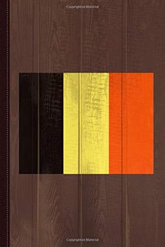 portada Belgium Flag Journal Not: Blank Lined Ruled for Writing 6x9 110 Pages 