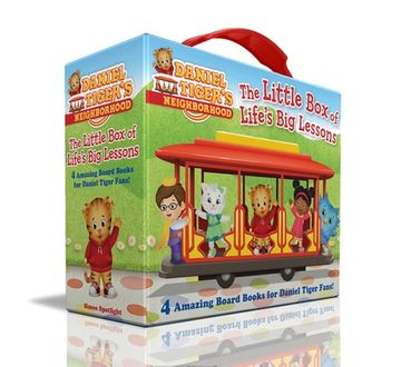 portada The Little box of Life'S big Lessons: Daniel Learns to Share; Friends Help Each Other; Thank you Day; Daniel Plays at School (Daniel Tiger'S Neighborhood) (in English)
