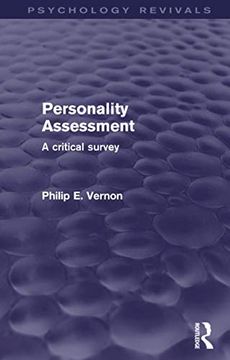 portada Personality Assessment (Psychology Revivals): A Critical Survey (en Inglés)