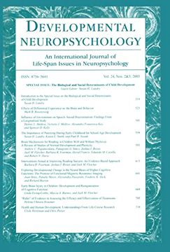 portada The Biological and Social Determinants of Child Development: A Special Double Issue of Developmental Neuropsychology (in English)