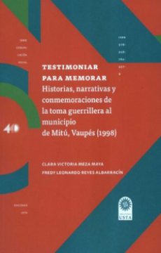 portada Testimoniar Para Memorar (in Spanish)