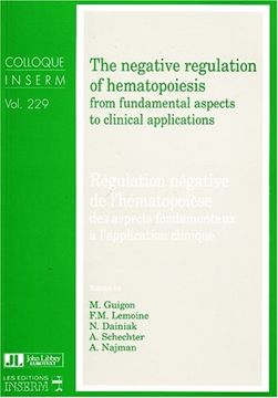 portada Negative Regulation of Hematopoiesis (en Francés)