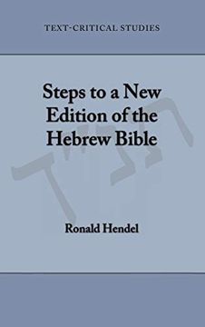 portada Steps to a new Edition of the Hebrew Bible (en Inglés)
