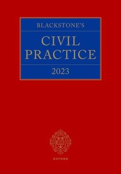 portada Blackstone's Civil Practice 2023 (en Inglés)