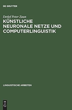 portada Künstliche Neuronale Netze und Computerlinguistik (en Alemán)